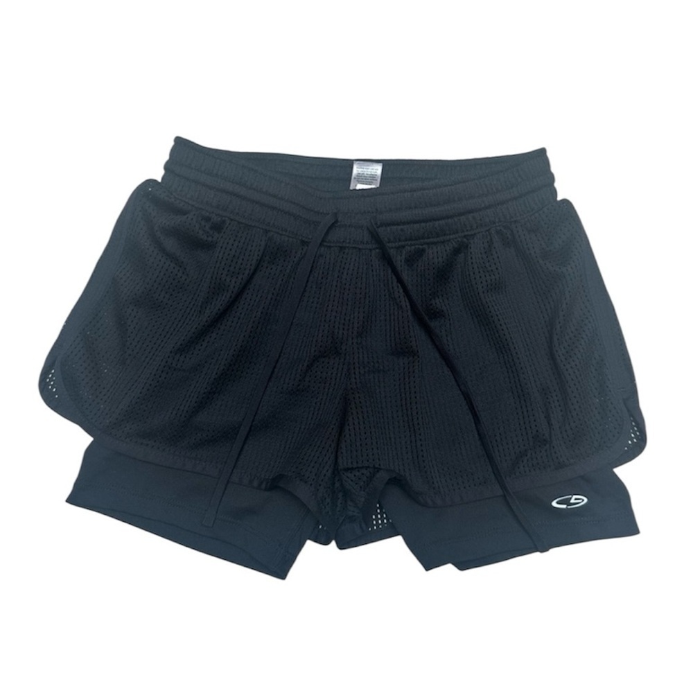 ❤️ 🆕 CHAMPION DUO DRY womens Black Athletic Shorts small - Picture 1 of 4